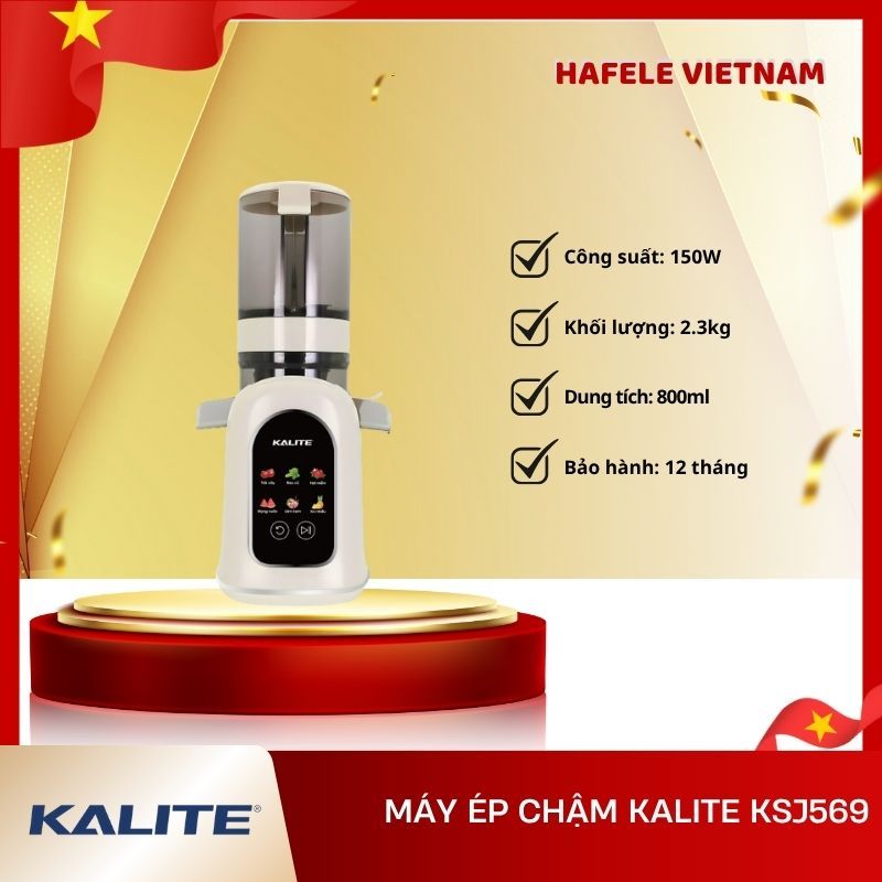 Máy Ép Chậm Cao Cấp Kalite KSJ569 – 6 chế độ ép tự động – Không BPA an toàn - FEM