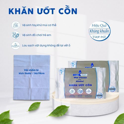 100 Cái khăn cồn MAX COOL (16x19cm)