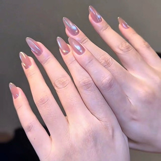  T027 - nailbox mắt mèo hồng thiết kế shop loan kim nail giả nailbox thạch mẫu đi chơi tết 2026 