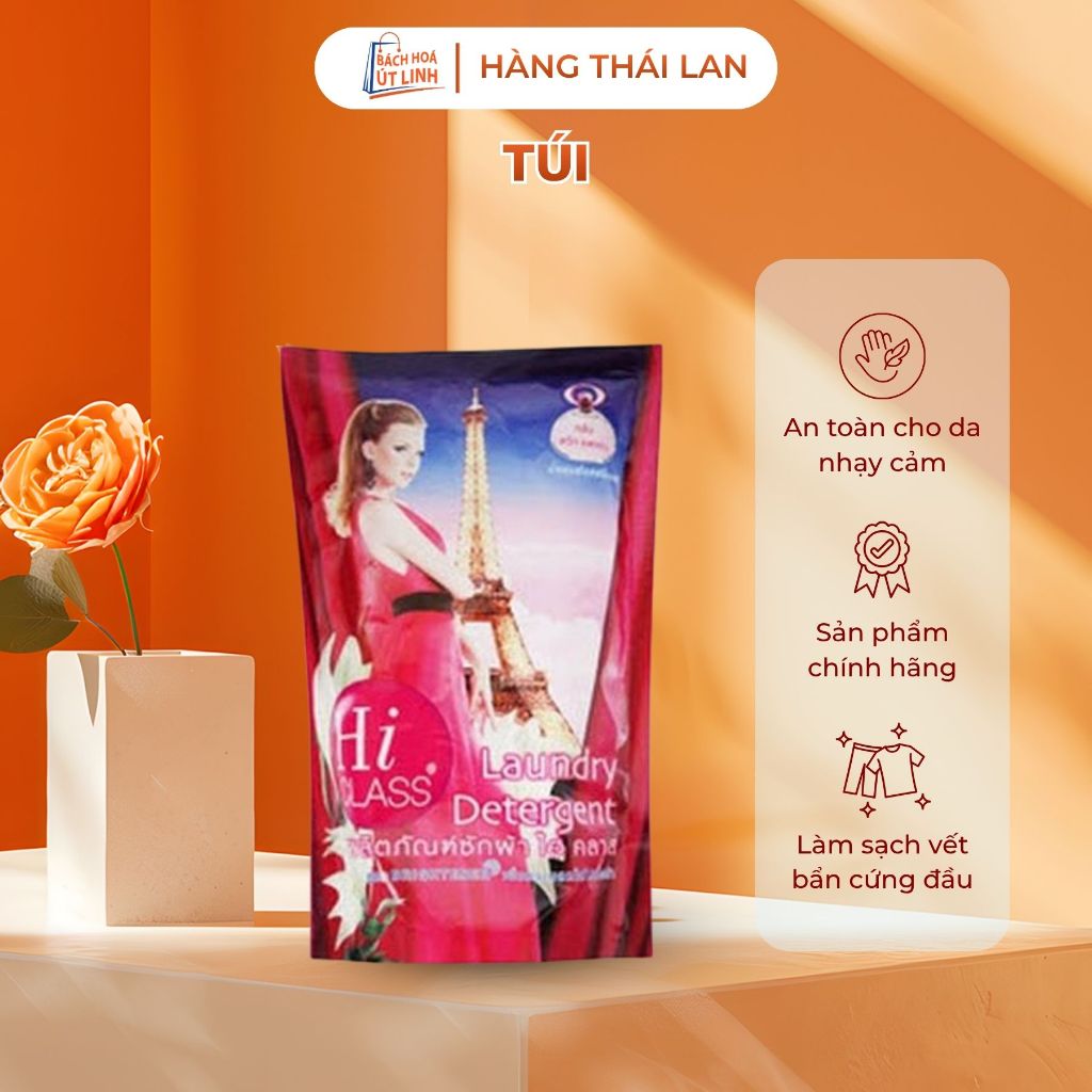 Nước giặt Hiclass túi 500ml thái lan