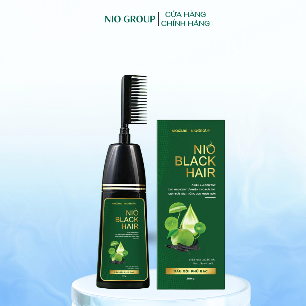 Dầu Gội Phủ Bạc Nio Hair Sản Phẩm Chính Hãng Của Nio