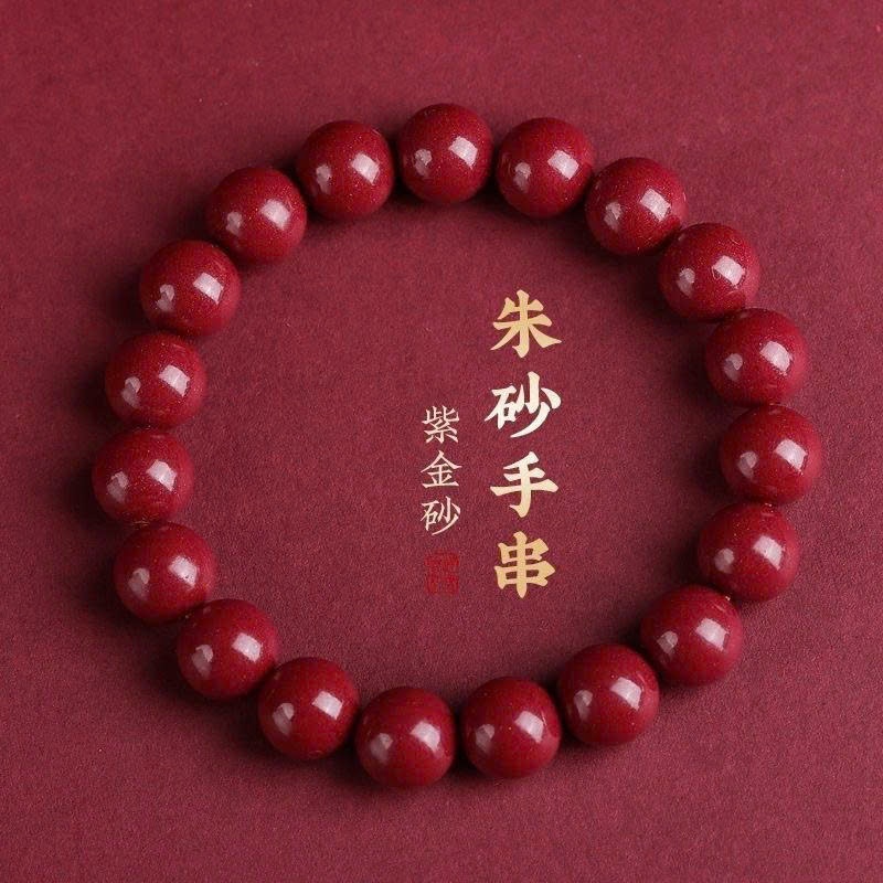 Vòng Tay Chu Sa, Vòng Tay Hạt Đá Chu Sa, Vòng Tay Phong Thủy Đá Chu Sa
