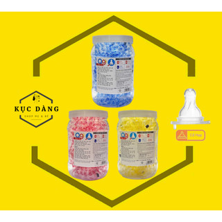 Hộp 20 cái núm vú agi cổ hẹp silicon siêu mềm cho bé size s m l