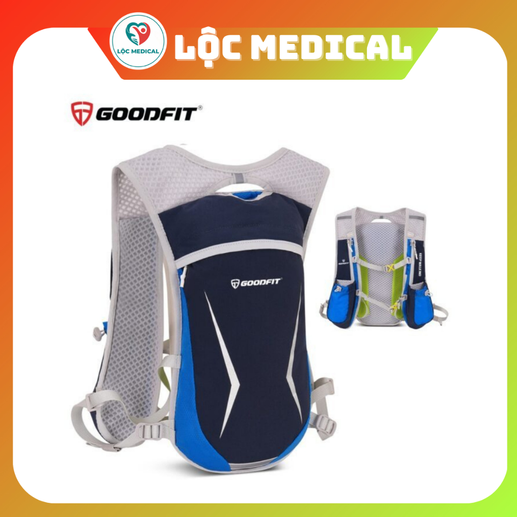 Vest nước, balo chạy bộ leo núi  GoodFit GF303RV chống thấm nước, có phản quang