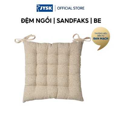 Đệm ngồi | JYSK SANDFAKS | polyester | be | R40xD40xC5cm