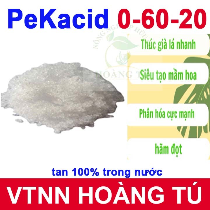 Tạo mầm hoa Pekacid 0-60-20 - gói 1kg