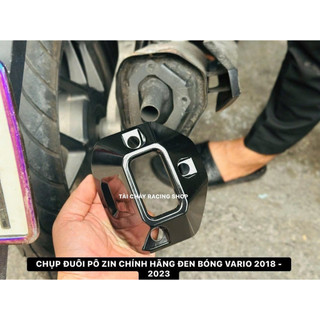 [ 1 CÁI ] CHỤP ĐUÔI PÔ ZIN SƠN ĐEN BÓNG CHO VARIO 2018 - 2023