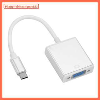 Cáp Chuyển Đổi Type-C Sang HDMI VGA – Cable USB 3.1 Type-C To HDMI VGA Cho MacBook, Laptop,...