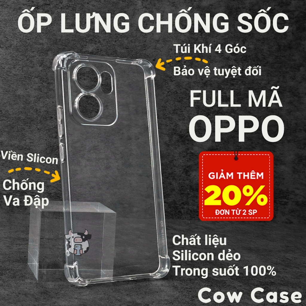 Ốp lưng Oppo Reno 16/15, A6x, Find X9,A6T A5x A15,A54,A57,A5S,F9,A3S,A55,A53,A12,Reno5,A58,A31,F11,A16k - 𝗗𝗘𝗢𝗧