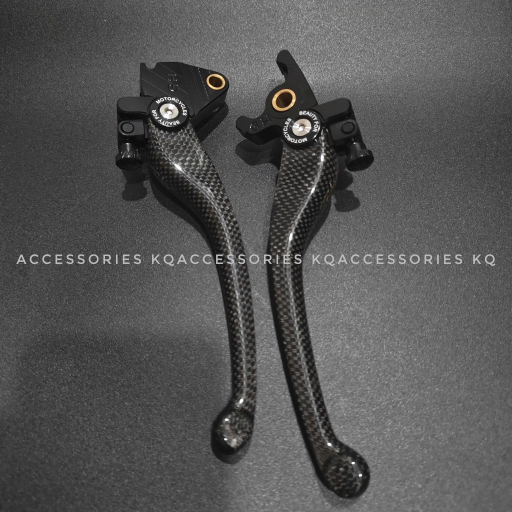 Cặp tay thắng Gh racing Lead 2025-2026 abs carbon fiber nguyên khối siêu bóng