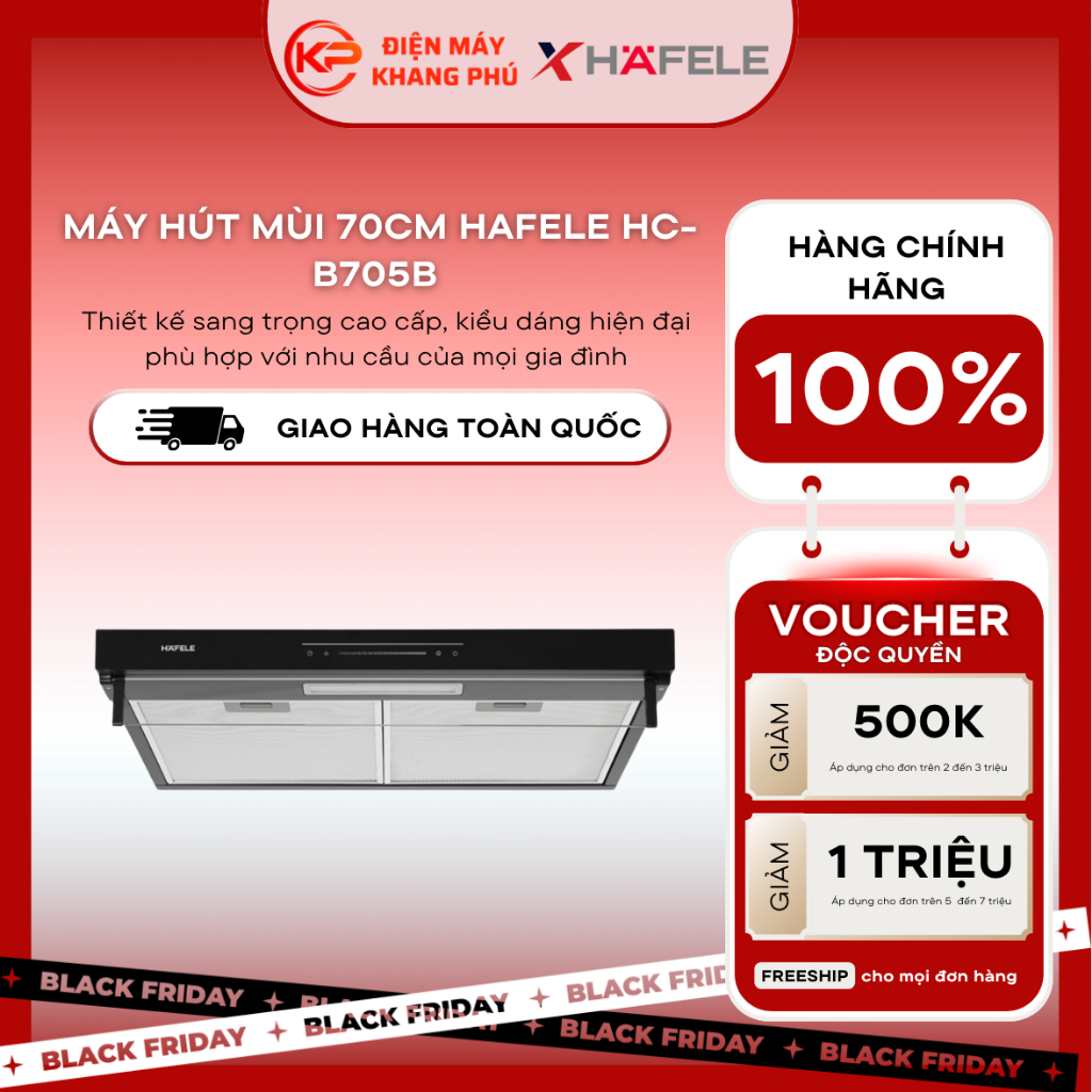 Máy hút mùi 70cm Hafele HC-B705B (533.87.797)