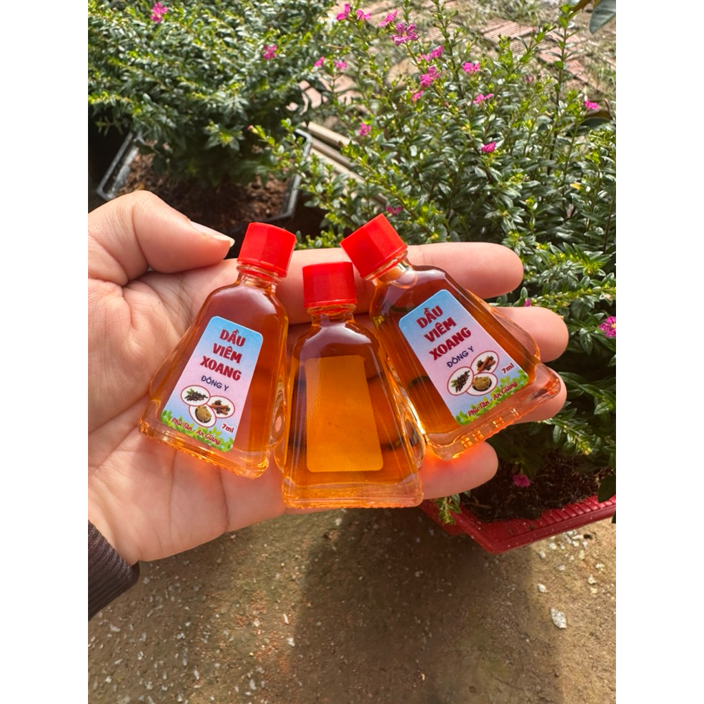 [ Combo 3 chai ] Dầu viêm xoang nước vàng 7ml ( hỗ trợ viêm xoang , giúp thông mũi)
