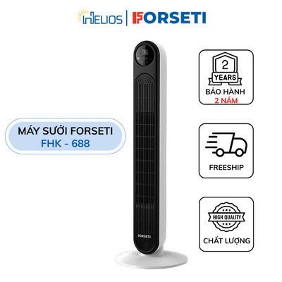 Máy Sưởi Gốm PTC Ceramic Forseti Nhỏ Gọn Tiện Dụng, Điều Khiển Từ Xa - Máy sưởi tiết kiệm điện Bảo Hành 24 tháng