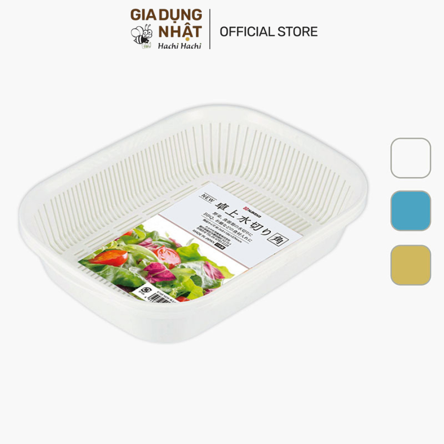 Bộ khay rổ nhựa úp chén đĩa, ly tách Nhật Bản giao màu ngẫu nhiên - Hachi Hachi Gia Dụng Nhật