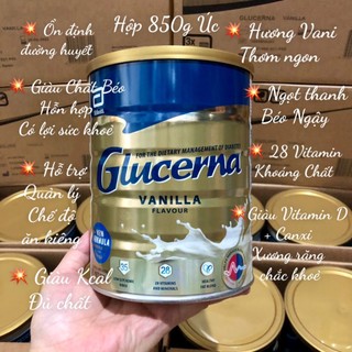 Sữa Glucerna của Úc 850G