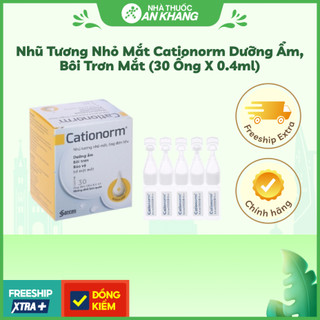  Nhũ tương nhỏ mắt Cationorm dưỡng ẩm bôi trơn mắt  30 ống x 0.4ml  