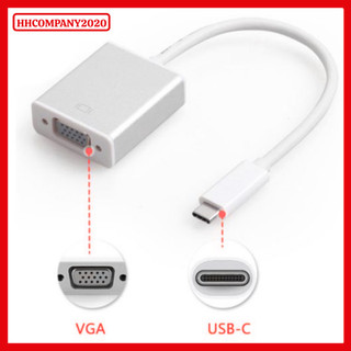 Cáp Chuyển Đổi Type-C Sang HDMI VGA – Cable Type-C To HDMI VGA Cho MacBook, Laptop,...