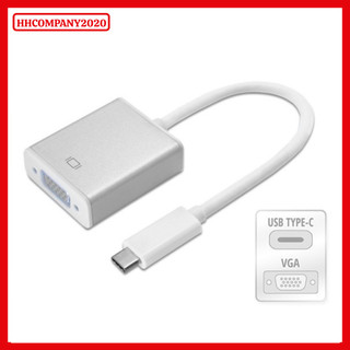 Cáp Chuyển Đổi Type-C Sang HDMI VGA – Cable Type-C To HDMI VGA Cho MacBook, Laptop,...