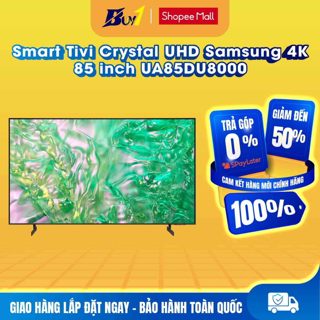 85DU8000 - Smart Tivi Crystal UHD Samsung 4K 85 inch UA85DU8000 - Hàng chính hãng
