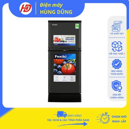 [ SHIP HOẢ TỐC 2H HCM] Tủ lạnh Funiki 120 lít HR T6120TDG - Bảo hành chính hãng 24 tháng