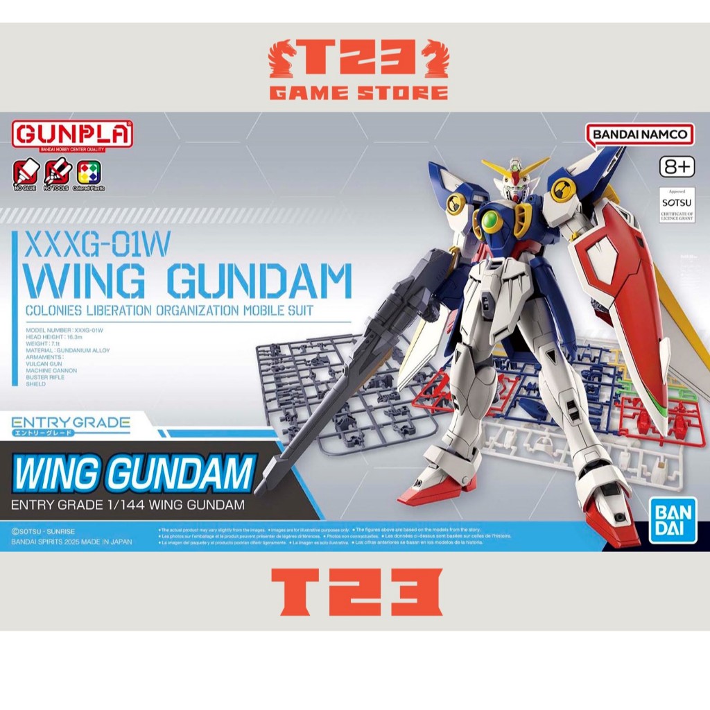 ENTRY GRADE WING GUNDAM - Entry Grade - 1/144 - EG Wing Gundam - MÔ HÌNH GUNDAM CHÍNH HÃNG BANDAI