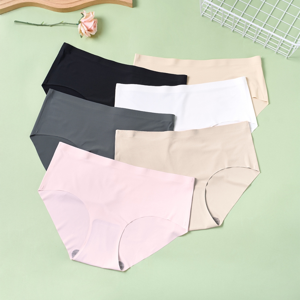 Combo 5 quần lót nữ kháng khuẩn Pazzini chất su lạnh, cạp thường không đường may không lộ viền co giãn thoải mãi - WU005 | BigBuy360 - bigbuy360.vn