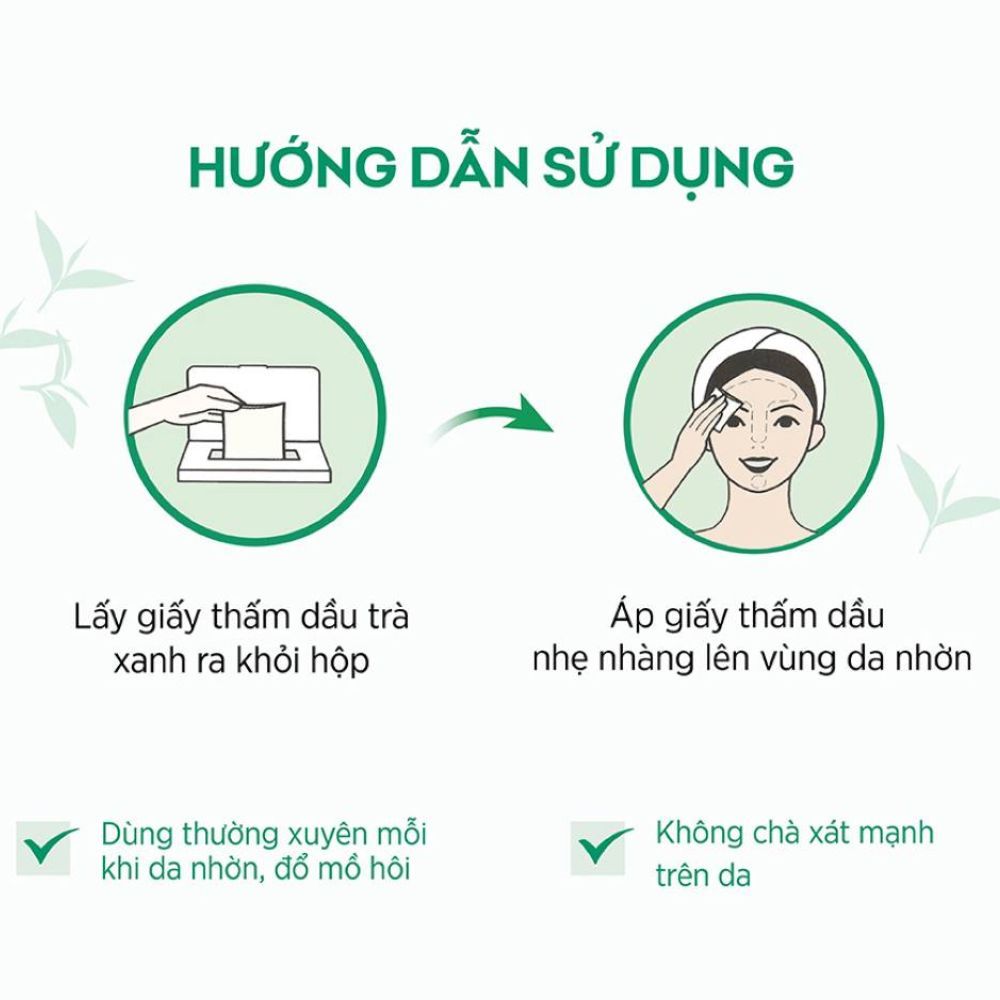 Ảnh 3 của Giấy Thấm Dầu BEABIAI kiểm soát nhờn hiệu quả, hút nhờn tức thì, làm sạch da mịn màng 100 tờ/ gói