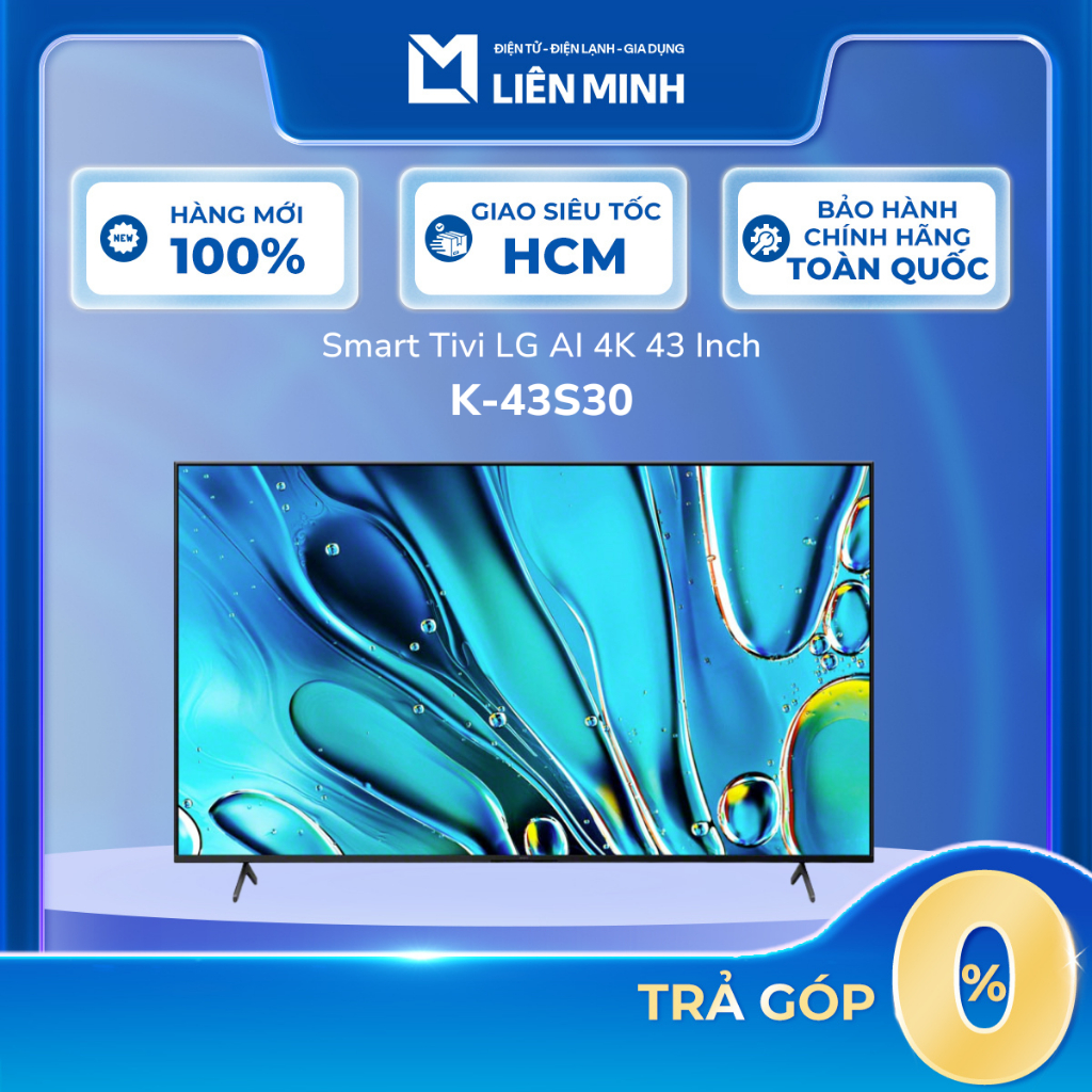 [Shopee - Lắp đặt 0Đ HN HCM] K-43S30 -Google Tivi Sony 4K 43 inch K-43S30