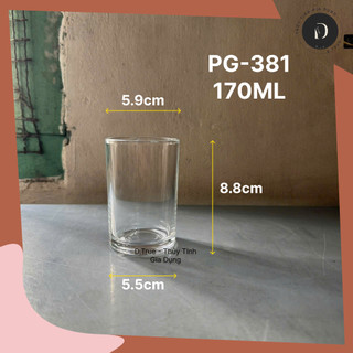 Hộp 6 Ly Thuỷ Tinh Cao Cấp Đựng Nến/Sữa Chua/Pudding/... Thái Lan (PG-381, LG-103006)