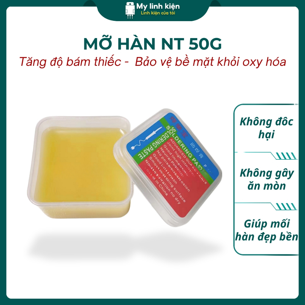 Mỡ hàn thiếc NT 50g chất lượng cao.