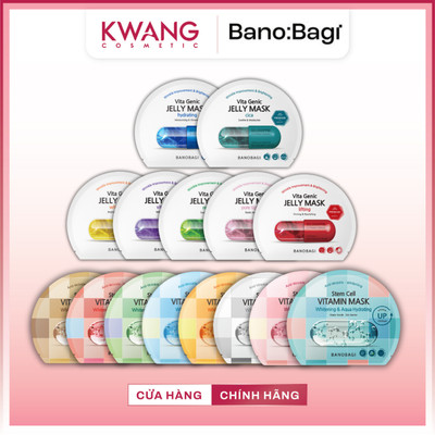 Lẻ 01 Miếng Mặt Nạ BANOBAGI Cấp Ẩm, Dưỡng Sáng Làm Dịu Da 30ml Hàn Quốc
