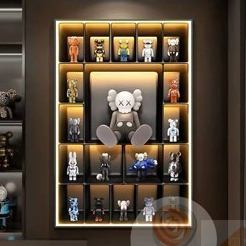 Tranh Treo Tường Tráng Gương Cao  Cấp Chú Gấu Bearick  Trang Trí Phòng Khách,Decor phòng ngủ K211