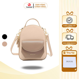  Balo Nữ Mini Thời Trang MICOCAH Đi Học Đi Chơi Phối Màu Vintage Da Cao Cấp Siêu Đẹp  MC43 KÈM HỘP 