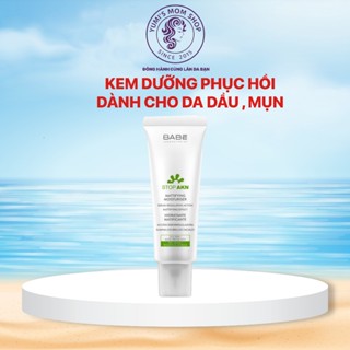  Kem dưỡng ẩm dành cho da dầu mụn BABE LABORATORIOS BABÉ Stop AKN Mattifying Moisturiser 50ml 