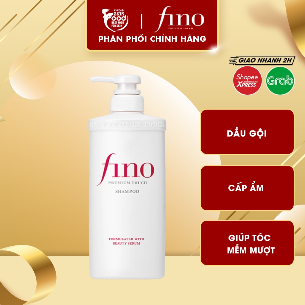Dầu gội Fino chăm sóc tóc cao cấp Fino Premium Touch Shampoo 550ml
