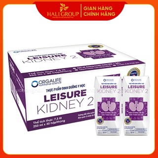 Leisure Kidney 2, Soup Uống Dinh Dưỡng Công Thức Tối Ưu Cho Thận Có Lọc, Thùng 30 Hộp