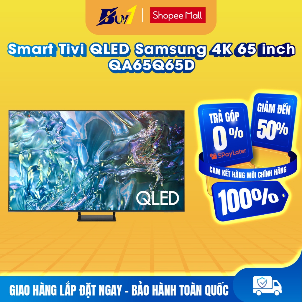 65Q60DA - Smart Tivi QLED Samsung 4K 65 inch QA65Q65D - Hàng chính hãng
