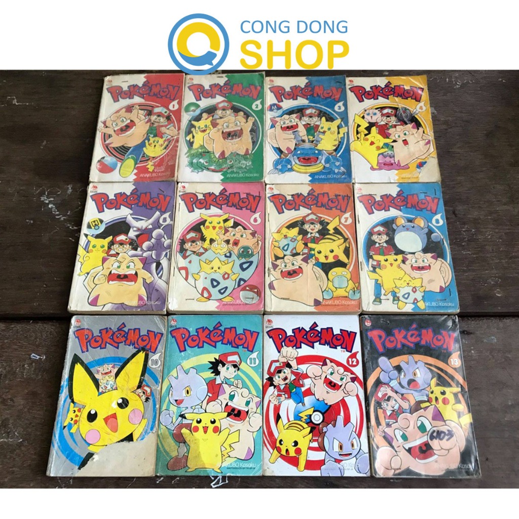 Truyện Pokemon Pippi Đọc Xuôi - Trọn Bộ 13 Tập - NXB Kim Đồng