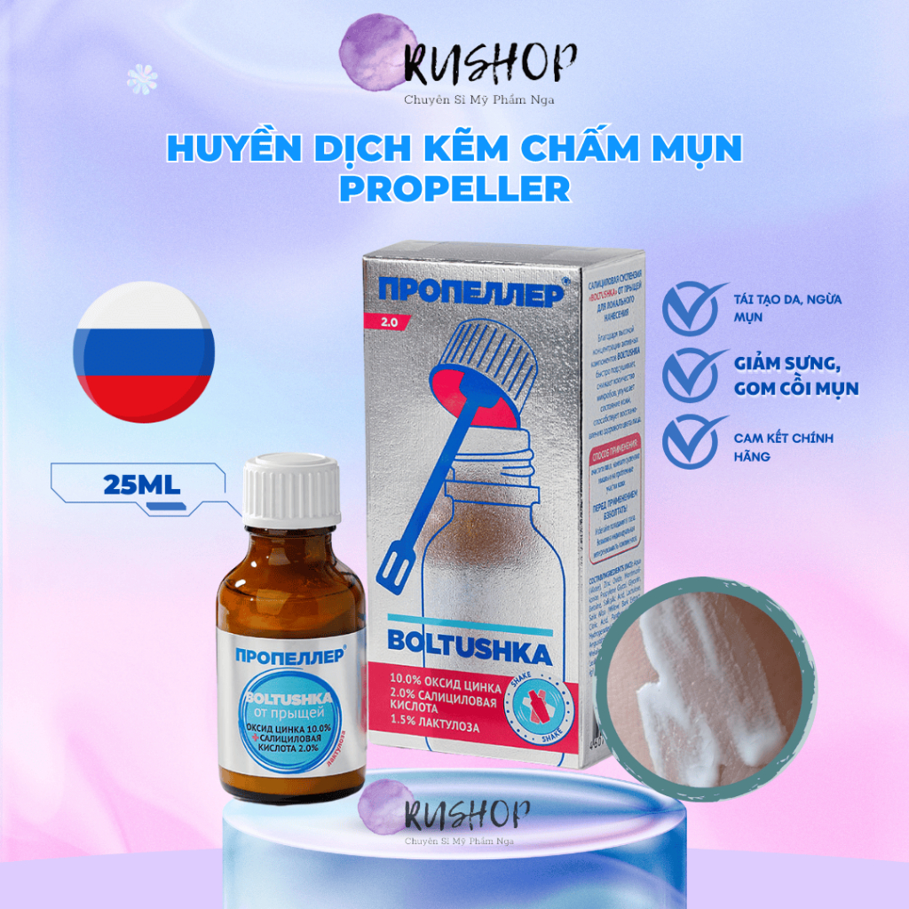 Huyền dịch chấm mụn Propeller - Kẽm chấm mụn Compliment