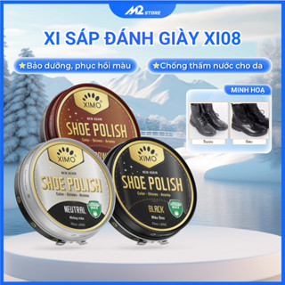  Xi đánh giày tăng độ bóng phục hồi màu và bề mặt da Xi sáp chống thấm nước Shoe Polish XIMO XI08 