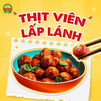 Thùng 30 Gói Thịt Viên Xốt Cà Chua Cây Thị 120g