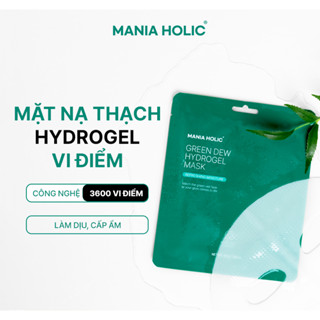  Mặt Nạ Thạch Hydrogel Mania Holic Green Dew 30g – Dưỡng Ẩm Làm Dịu Công Nghệ Vi Điểm 
