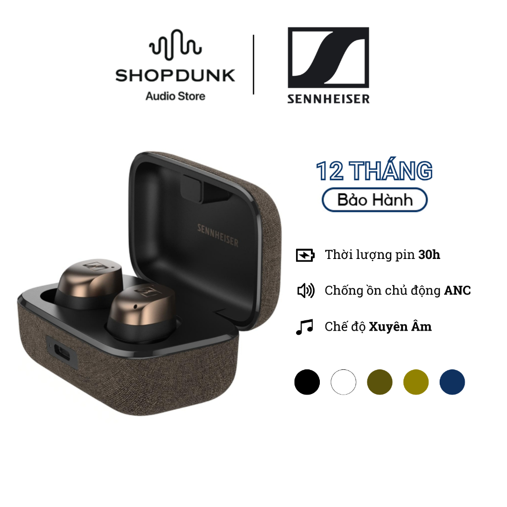 Tai Nghe Chống Ồn Sennheiser Momentum True Wireless 4 - Hàng Chính Hãng Bảo Hành 12 Tháng