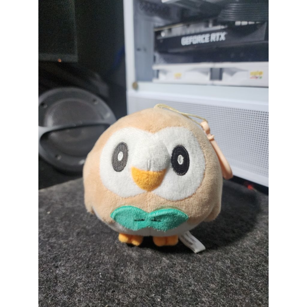 Gấu pokemon Rowlet, Gấu bông pokemon 2hand, gấu bông cũ