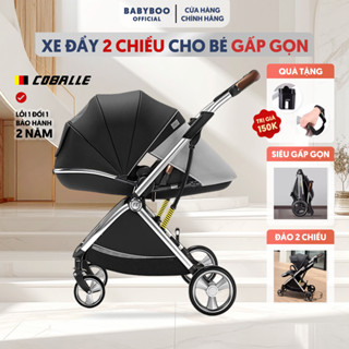  Xe đẩy cho bé gấp gọn đảo chiều đa năng COBALLE Cao Cấp  Màn Che Kín Toàn Thân Cho Bé Đa Tính Năng - Bảo hành 2 năm 