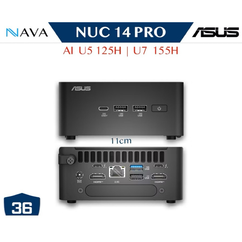 Mini PC ASUS NUC 14 PRO Intel