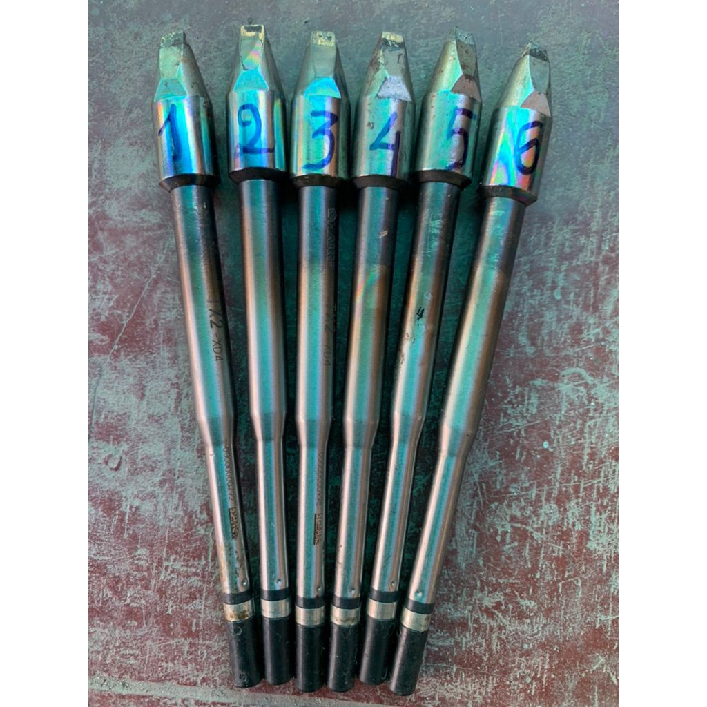 (Bài 8) Tuýp hàn HAKKO TX2-XD4 - 300W chính hãng ( Có video miêu tả độ mòn )