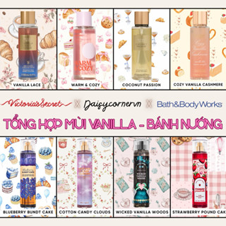   🇺🇸 Bill Mỹ  Mùi Vanilla - Xịt thơm Body Mist - Tease - Butterfly - Bare Vanilla - Warm Vanilla Sugar - Amber Romance 