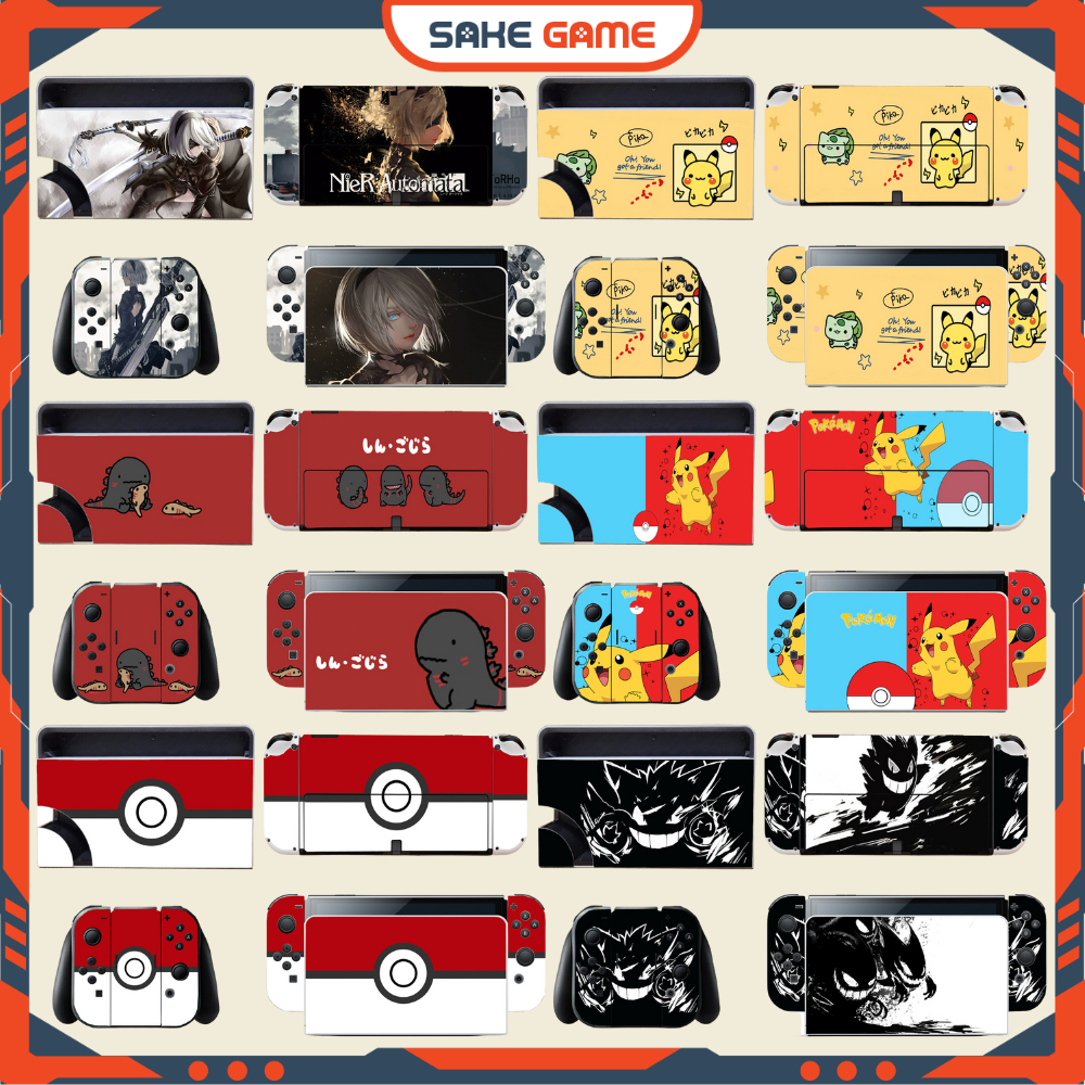 Miếng Dán Decal Nintendo Switch Oled Skin Nintendo Switch Oled Decal Switch Oled Skin Switch Oled De
