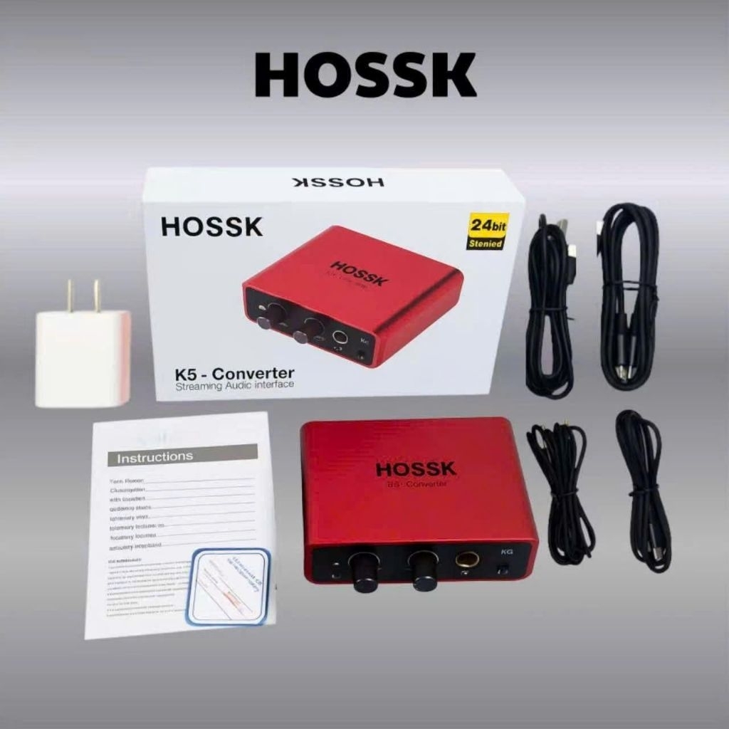 Box Live Stereo 24 bit K5 chính hãng,vừa sạc vừa live pk 2 chiều